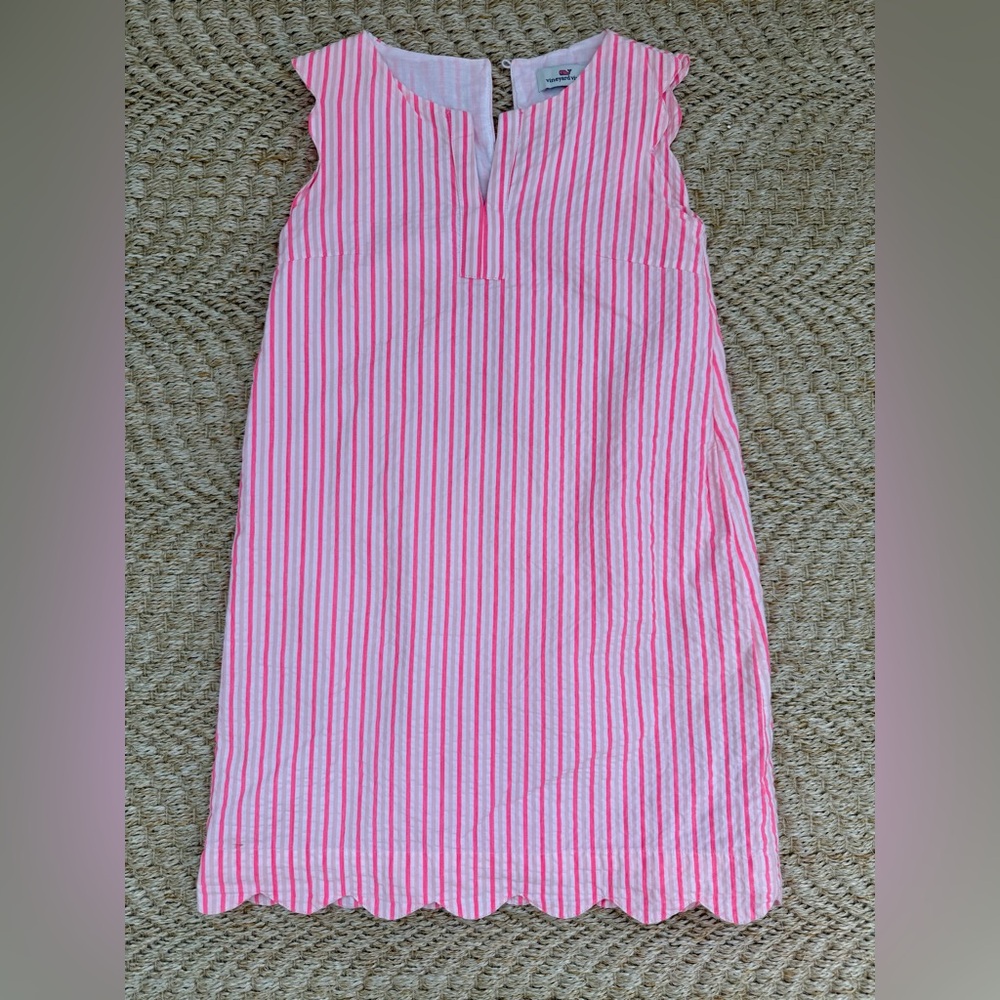 Vineyard Vines Pink Striped Dress